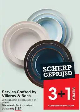 Sligro Servies Crafted by Villeroy & Boch aanbieding