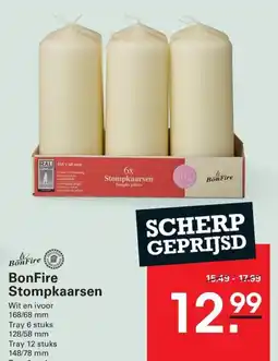 Sligro Bonfire BonFire Stompkaarsen aanbieding