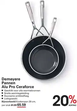 Sligro Demeyere Pannen Alu Pro Ceraforce aanbieding