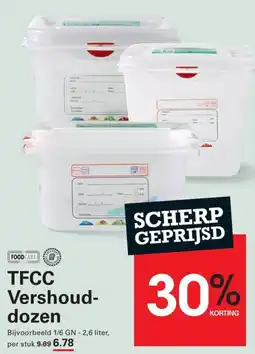 Sligro TFCC Vershouddozen aanbieding