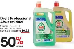 Sligro Dreft Professional Afwasmiddel aanbieding