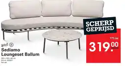 Sligro Sediamo Loungeset Ballum aanbieding