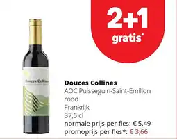 Spar Douces Collines AOC Puisseguin-Saint-Emilion rood Frankrijk 37,5 cl aanbieding