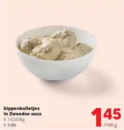 Spar kippenballetjes in Zweedse saus aanbieding