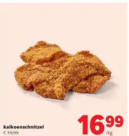Spar kalkoenschnitzel aanbieding