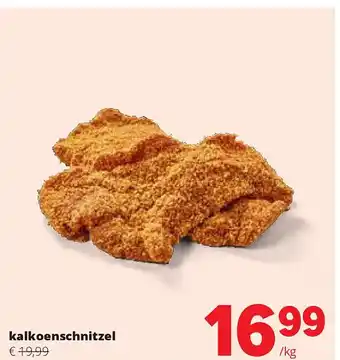 Spar kalkoenschnitzel aanbieding