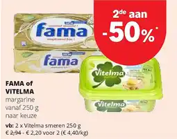 Spar Vitelma smeren 250 g aanbieding
