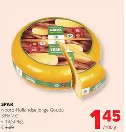Spar SPAR Noord-Hollandse jonge Gouda 33% V.G aanbieding