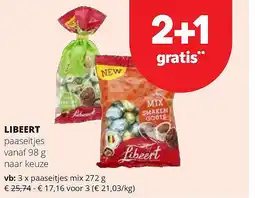 Spar LIBEERT paaseitjes mix 272 g aanbieding