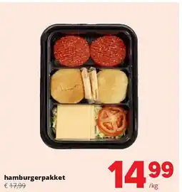 Spar hamburgerpakket aanbieding