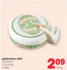 Spar geitenkaas mild LANDANA aanbieding