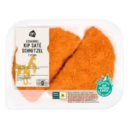 Albert Heijn AH Scharrel kip saté schnitzel 2 stuks aanbieding