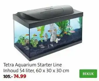 Tetra aquarium starter line