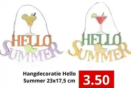 NH Market Hangdecoratie Hello Summer aanbieding