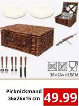 NH Market Picknickmand aanbieding