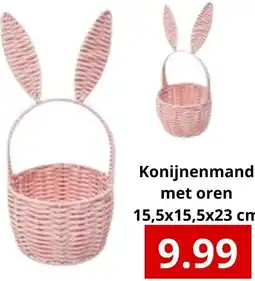 NH Market Konijnenmand met oren aanbieding