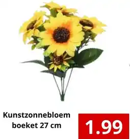 NH Market Kunstzonnebloem boeket aanbieding