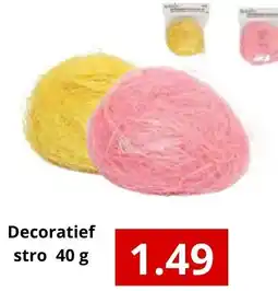 NH Market Decoratief stro aanbieding