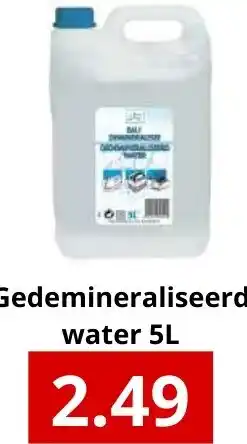 NH Market Gedemineraliseerd water aanbieding