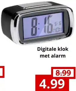 NH Market Digitale klok met alarm aanbieding