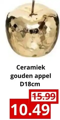 NH Market Ceramiek gouden appel aanbieding