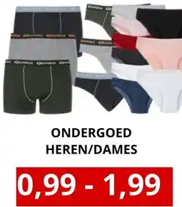 NH Market Ondergoed heren/dames aanbieding