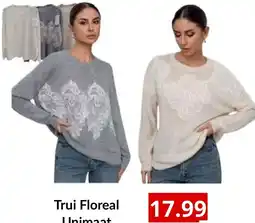 NH Market Trui Floreal Unimaat aanbieding