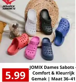 NH Market JOMIX Dames Sabots Comfort & Kleurrijk Gemak aanbieding
