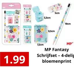 NH Market MP Fantasy Schrijfset bloemenprint aanbieding