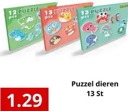 NH Market Puzzel dieren aanbieding