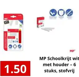 NH Market MP Schoolkrijt wit met houder aanbieding
