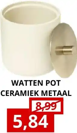 NH Market Watten pot ceramiek metaal aanbieding