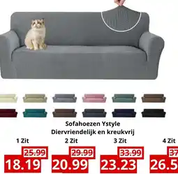 NH Market Sofahoezen Ystyle 4 Zit aanbieding