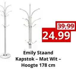NH Market Emily Staand Kapstok Mat Wit aanbieding