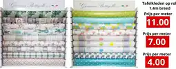 NH Market Tafelkleden op rol 1,4m breed aanbieding