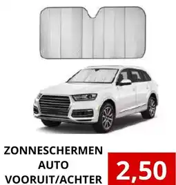 NH Market Zonneschermen auto vooruit/achter aanbieding