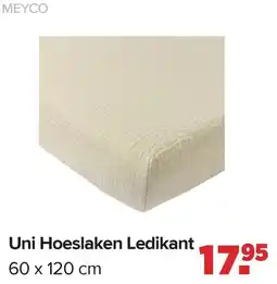 Baby-Dump Uni Hoeslaken Ledikant aanbieding
