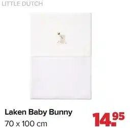 Baby-Dump Laken Baby Bunny aanbieding