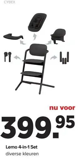 Baby-Dump Lemo 4-in-1 Set aanbieding