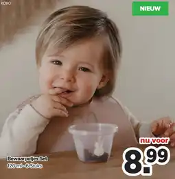 Baby-Dump Bewaarpotjes Set aanbieding