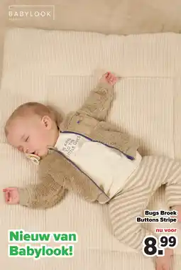 Baby-Dump Bugs Broek Buttons Stripe aanbieding