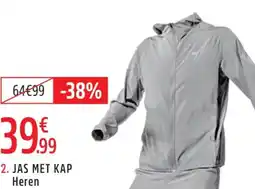 Intersport Jas met kap heren aanbieding