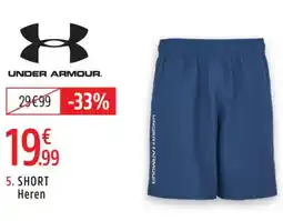 Intersport Under armour short heren aanbieding