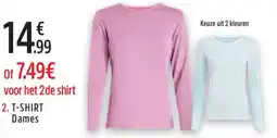 Intersport T-shirt dames aanbieding