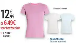 Intersport T-shirt dames aanbieding