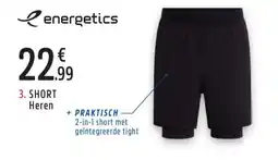 Intersport Energetics short heren aanbieding