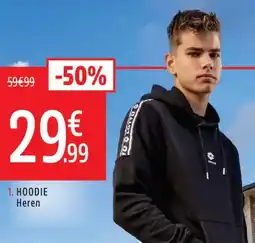 Intersport Hoodie heren aanbieding