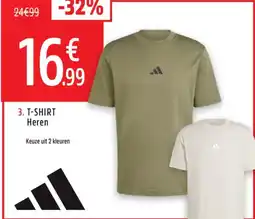 Intersport Adidas T Shirt Heren aanbieding