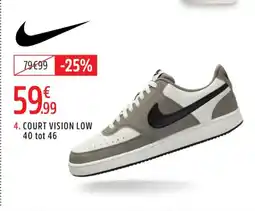 Intersport Nike Court Vision Low aanbieding