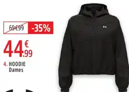 Intersport Under Armour Hoodie Dames aanbieding